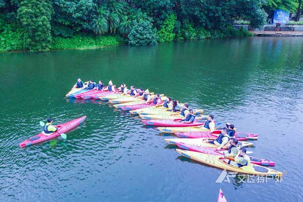 塘廈三正半山旱地冰壺+水上皮筏艇一天團建活動方案